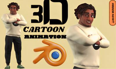 Expert 3D Character Animation, Cartoon Animation, and Rigging for Animated Videos