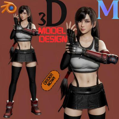 3D Character Modeling & Cartoon Modeling – Realistic 3D Model Design