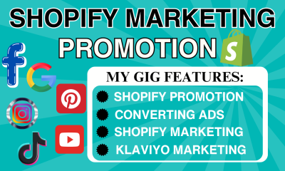 I Will Boost Shopify Store Sales, Shopify Dropshipping Marketing, Ecommerce Marketing