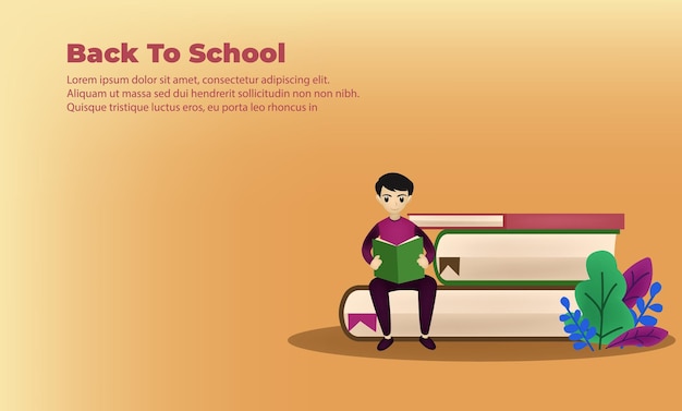 Back to School Vector Illustrations: Preparation for the Day of Knowledge – Free Download