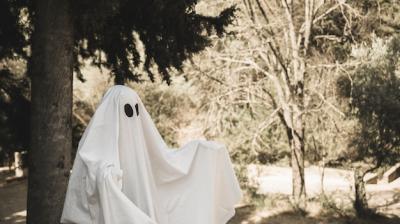 Ghost Spreading Arms in Park – Free Stock Photo for Download