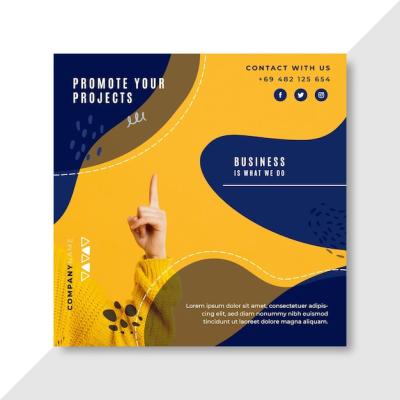 Business Instagram Post Template: Download Free Stock Photo