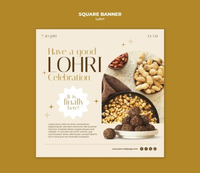 Lohri Festival Celebration Template – Free Download