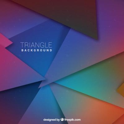 3D Triangles Background – Free Stock Photo for Download