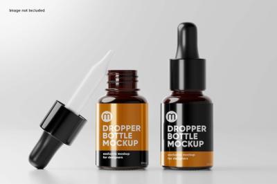 Dropper Bottle Mockup – Free Download of High-Quality Stock Photo