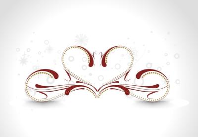 Valentine’s Day Heart Logo Design Vector Illustration – Free Download