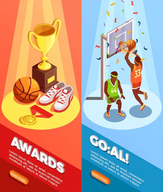 Basketball Awards Vertical Banners – Free Download