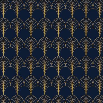 Art Deco Pattern Flat Illustration – Free Download