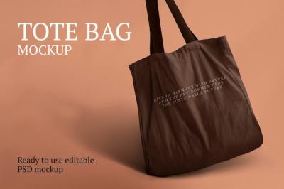 Eco-Friendly Canvas Tote Bag Mockup PSD – Free Download