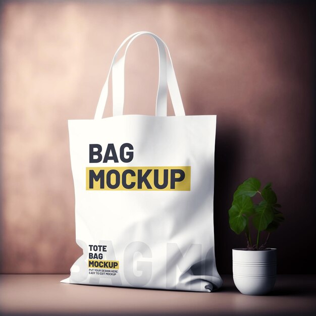 Elegant Canvas Mockup for Tote Bag Shopping – Free Stock Photo, Download for Free