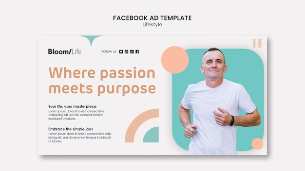 Lifestyle Template Design for Creative Projects – Free Download