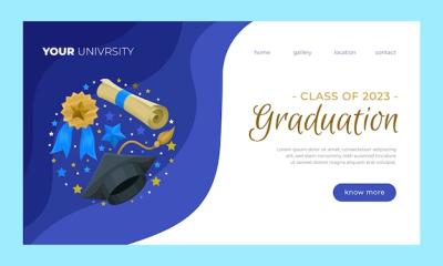 Hand Drawn Graduation Template – Free Download