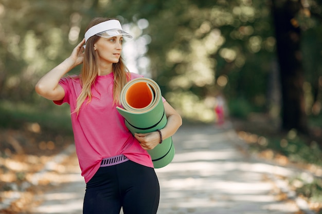 Beautiful Sports Girl in a Summer Park – Free Stock Photo for Download