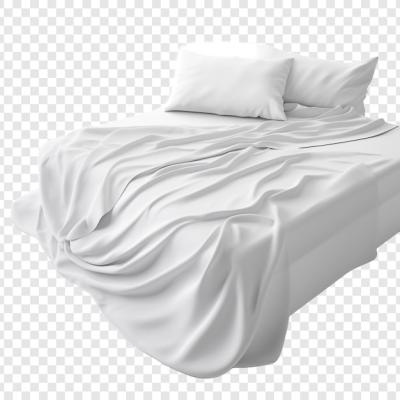 Neat and Clean Bedsheet Isolated on Transparent Background – Free Download