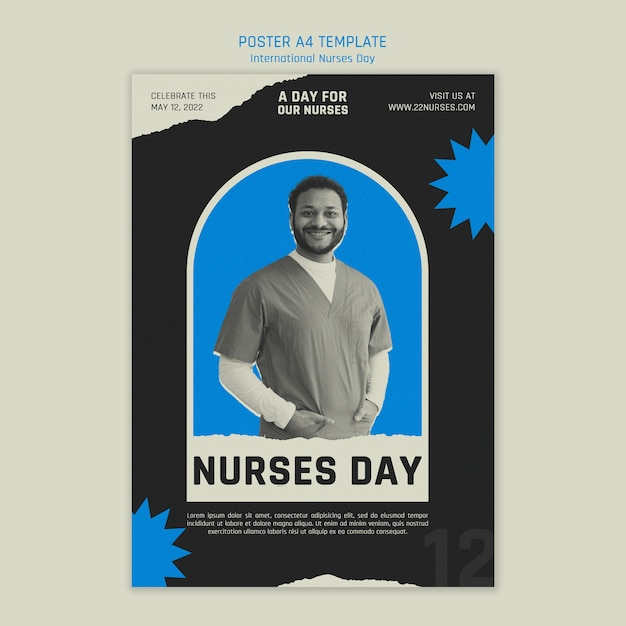 International Nurses Day Poster Template – Free Download