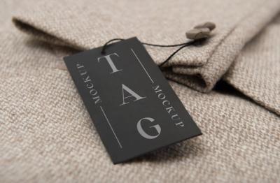 Realistic Tag Mockup – Free Download