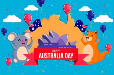 Cute Animals Celebrating Australia Day – Download Free Stock Photo