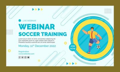 Soccer Training Webinar Template – Free Download