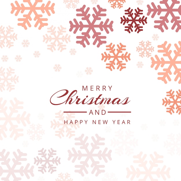 Colorful Christmas Snowflakes Decorative Background Vector – Free Download