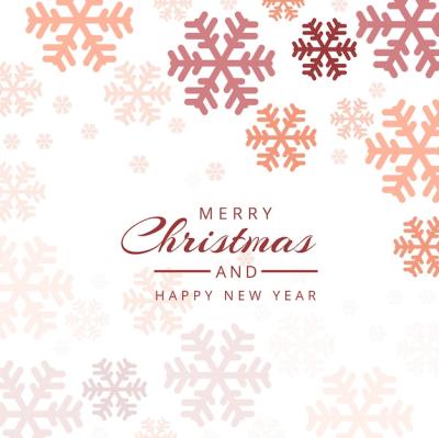 Colorful Christmas Snowflakes Decorative Background Vector – Free Download