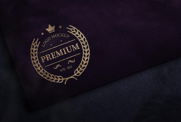 Luxury Logo Mockup with Gold Foil – Free Download