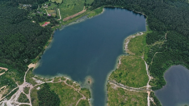 Aerial View of Lake – Free Stock Photo for Download