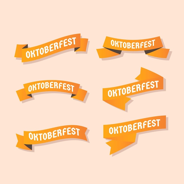 Gradient Oktoberfest Ribbons Collection – Free Download