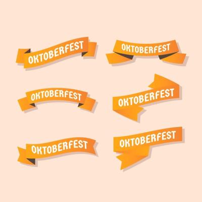 Gradient Oktoberfest Ribbons Collection – Free Download