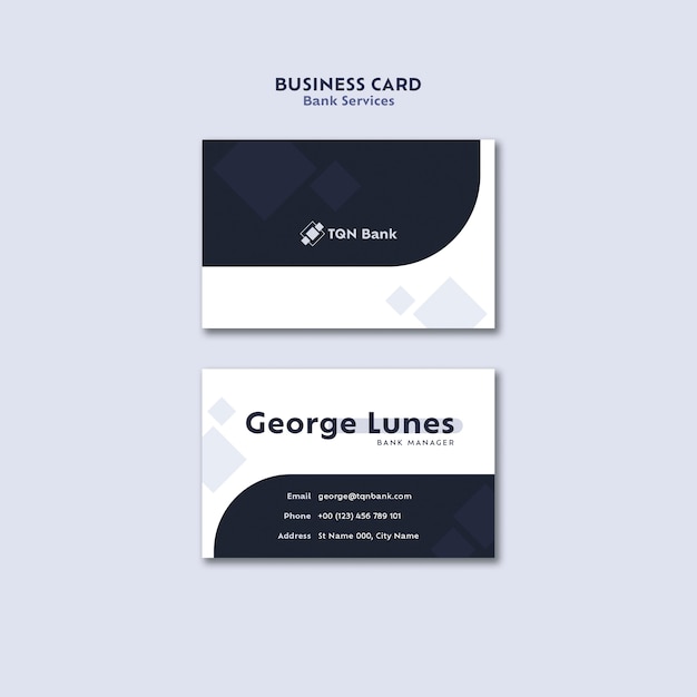 Bank Services Template in Flat Design – Free Stock Photo, Download Free