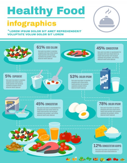 Healthy Food Infographics – Free Download