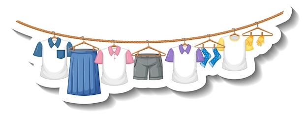 Clothes Hanging on Clothesline – Free Stock Photo for Download