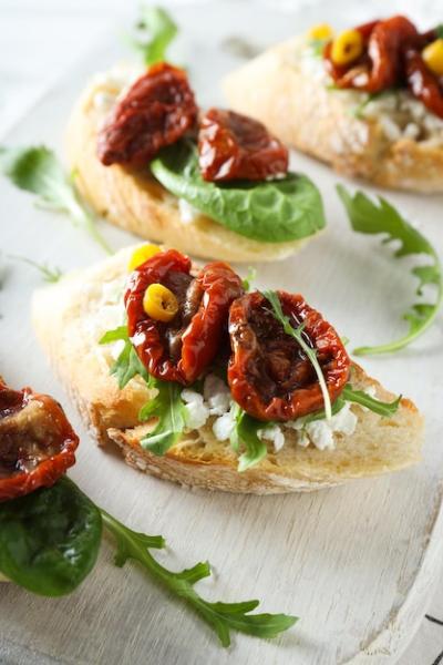 Delicious Sandwich with Sundried Tomato – Free Stock Photo for Download