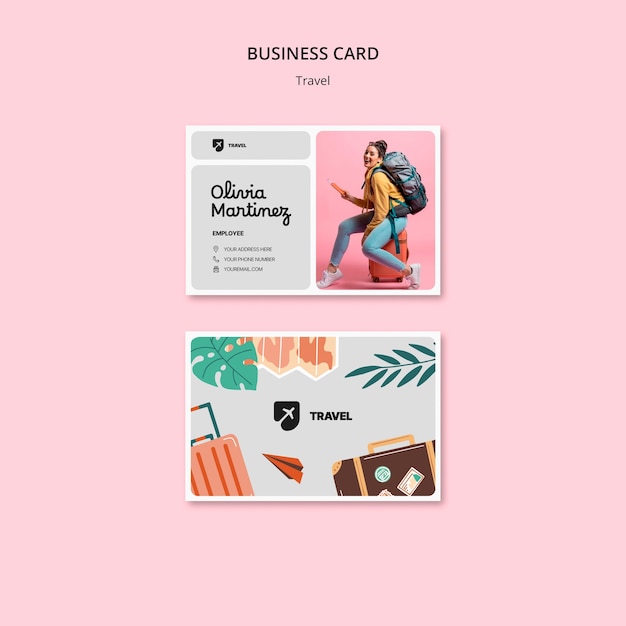 Travel Adventure Business Card Template – Free Download