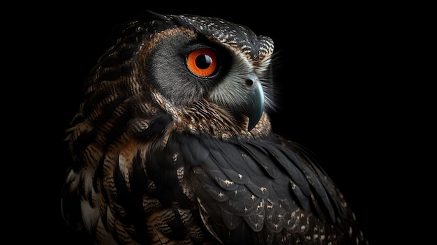 The Black Head of an Owl on a Mouse Body with Chicken Feet – Free Stock Photo for Download