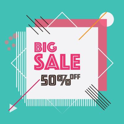 Big Sale Background for Eye-Catching Promotions – Free Download