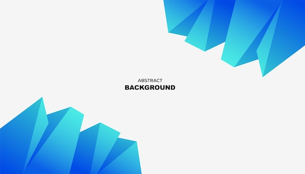 Modern Abstract Polygon Blue Background Design – Free to Download