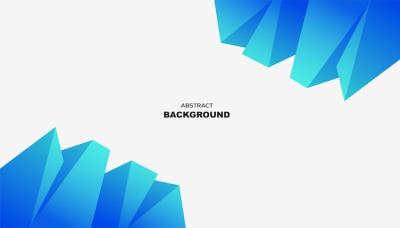 Modern Abstract Polygon Blue Background Design – Free to Download