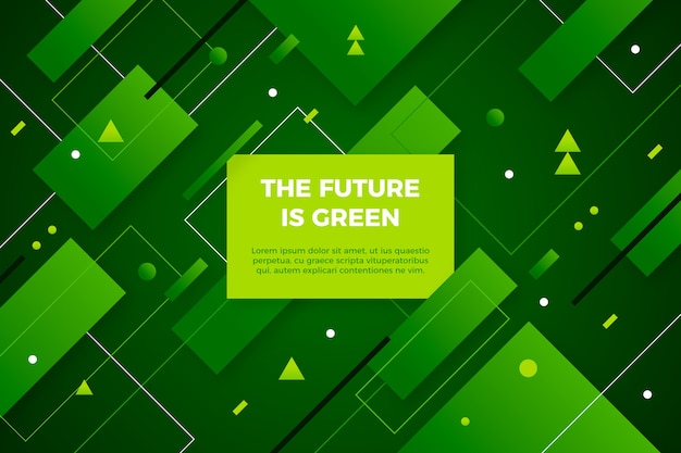 Geometric Abstract Green Background – Free Download