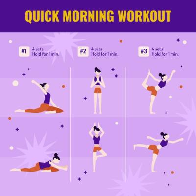 Hand Drawn Workout Routine Element Collection – Free Download