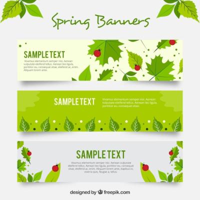 Nature Spring Banners – Free Download, Free Stock Photo