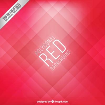 Polygons Red Background – Free to Download Free Stock Photo