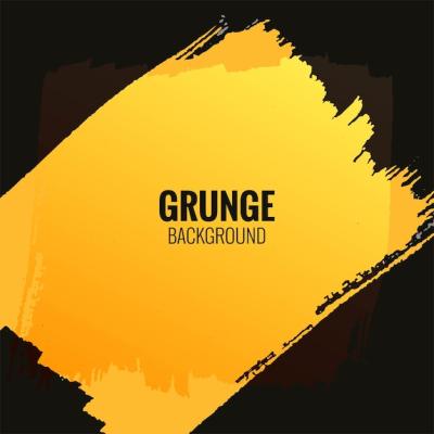 Yellow and Black Abstract Dirty Grunge Design – Free Download