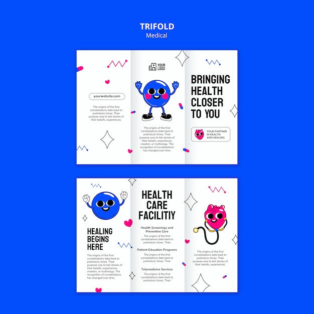 Hand Drawn Medical Concept Template – Free Download