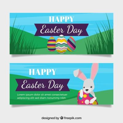 Easter Day Banners – Free Download, Free Stock Photos