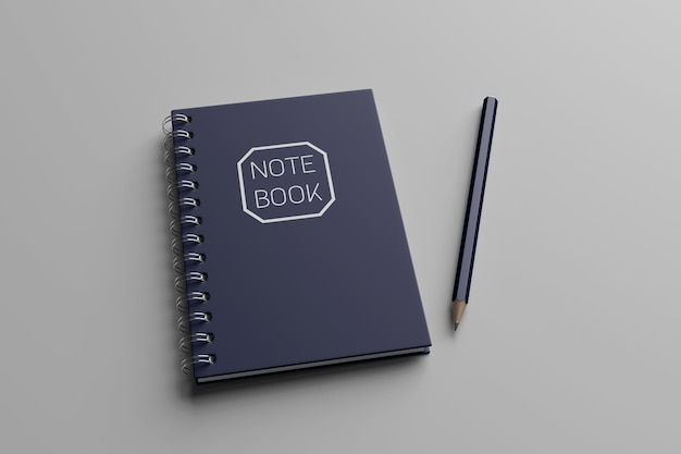 Notebook Mockup for Your Creative Projects – Free to Download