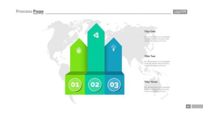 Three Arrows Slide Template – Free Download