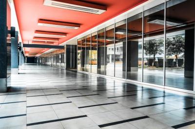 Glass Wall and Long Corridor – Free Stock Photo for Download