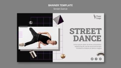 Street Dance Banner Template for Free Download