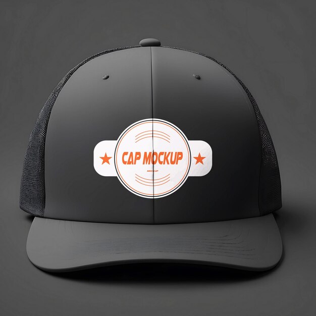 Black Cap Mockup – Free Download