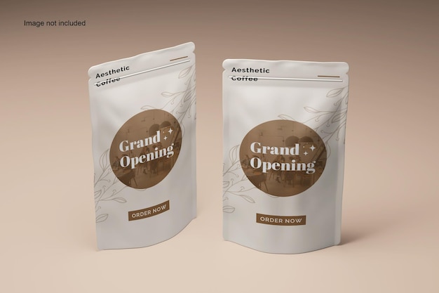 Pouch Coffee Mockup – Free Download, Download Free Stock Photo